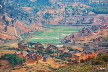 Деревня в центральном Мадагаскаре