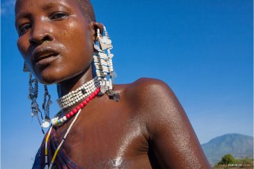 Женщина из племени масаи. Северная Танзания