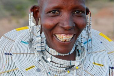 Женщина из племени масаи. Северная Танзания