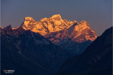 Гималаи на Закате