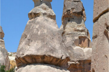 Скиты отшельников и храмы в скалах в окрестностях Гореме