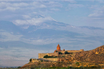 Монастырь Кхор Вирап и склоны г. Арарат. Армения