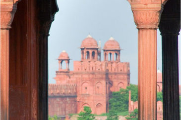 Красный Форт в Дели. Вид с балкона мечети Джамма-Масджид