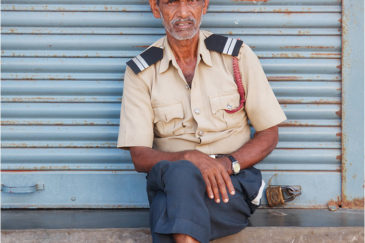 Полицейский в Каньякумари. Штат Тамилнаду