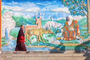 Монастырь Лингдум возле Гангтока, столицы горного штата Сикким