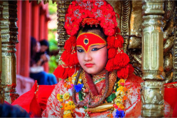 Живая богиня Кумари. Катманду