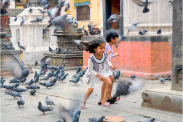 Детство в центре Катманду