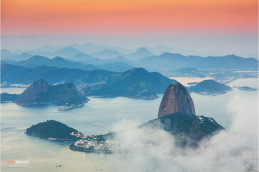 Гора "Сахарная Голова" в Рио-де-Жанейро после заката