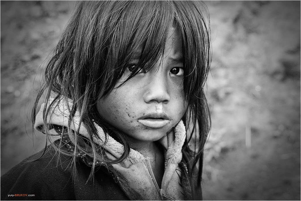 Девочка из народности Черных Хмонгов. Северный Вьетнам