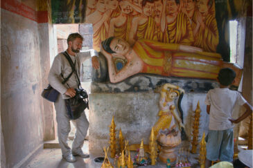 В храме Пном Тьисор в провинции Такео