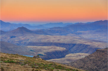 Горные пейзажи Лесото